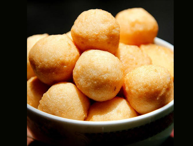 Golden fish balls